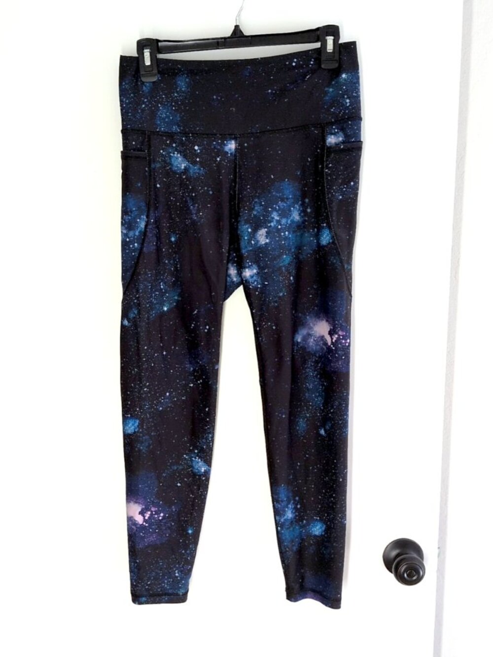 Old Navy Active galaxy Elevate Go-Dry high rise gym leggings L space pockets
